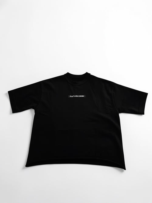 Cropped Culture Coded Tee ( H )